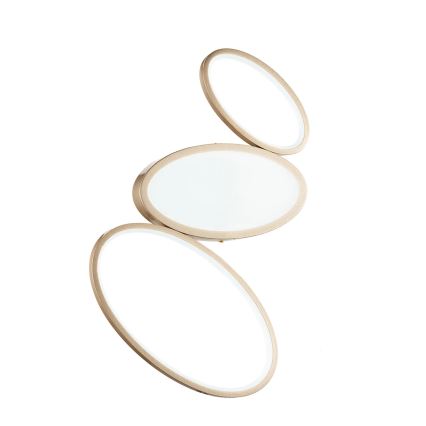 Ondaluce - LED димируемо таванно осветително тяло RICE LED/25W/230V 38x63 cm златно