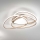 Ondaluce - LED димируемо таванно осветително тяло ROSE LED/70W/230V 63x67 cm златно