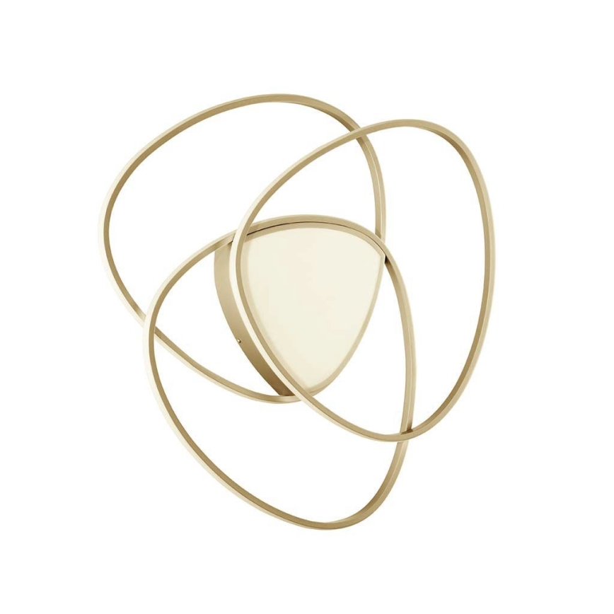 Ondaluce - LED димируемо таванно осветително тяло ROSE LED/70W/230V 63x67 cm златно