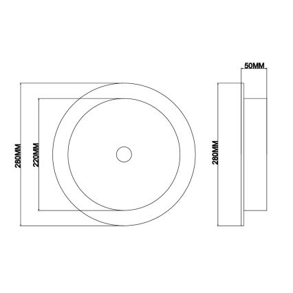 Ondaluce - LED стенна лампа JOKEY LED/10W/230V прозрачна