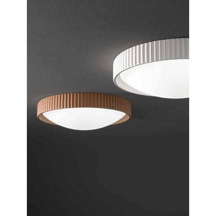 Ondaluce - LED таванно осветително тяло CONCRETE LED/20W/230V Ø 41 см бетон/кафяв