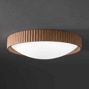 Ondaluce - LED таванно осветително тяло CONCRETE LED/20W/230V Ø 41 см, бетон, кафяво