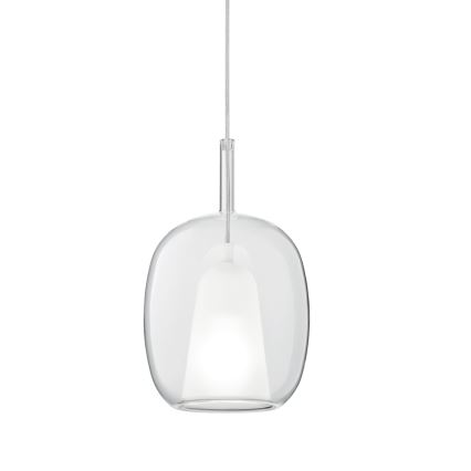 Ondaluce - Пендел на кабел THELMA 1xE27/15W/230V Ø 19,5 см златист/прозрачен