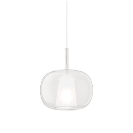 Ondaluce - Пендел на кабел THELMA 1xE27/15W/230V Ø 25 см златист/прозрачен