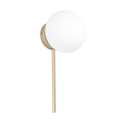 Ondaluce - Стенно осветително тяло JEWEL 1xE14/10W/230V златно/бяло