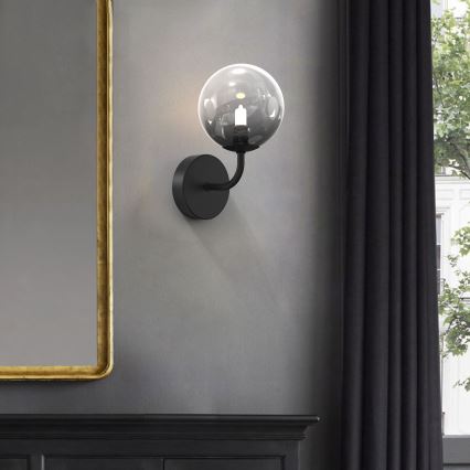 ONLI - Аплик PALOMA 1xG9/10W/230V черен/опушен