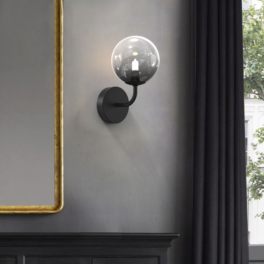 ONLI - Аплик PALOMA 1xG9/10W/230V черен/опушен