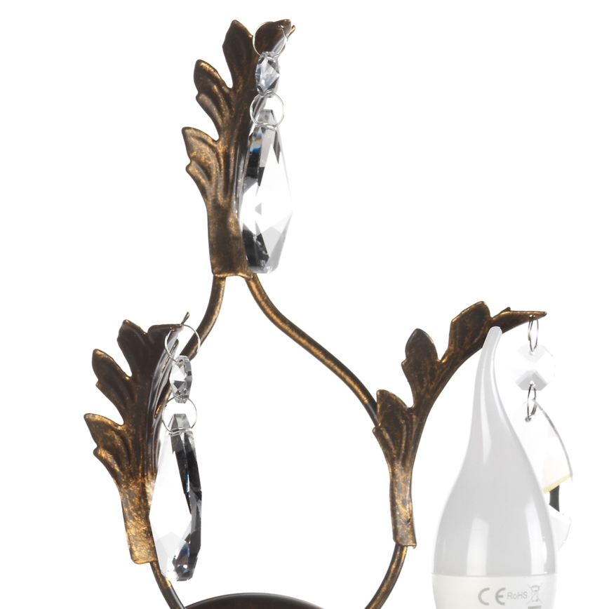 ONLI - Аплик TERESA 1xE14/6W/230V бронзов