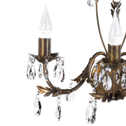 ONLI - Аплик TERESA 3xE14/6W/230V бронзов