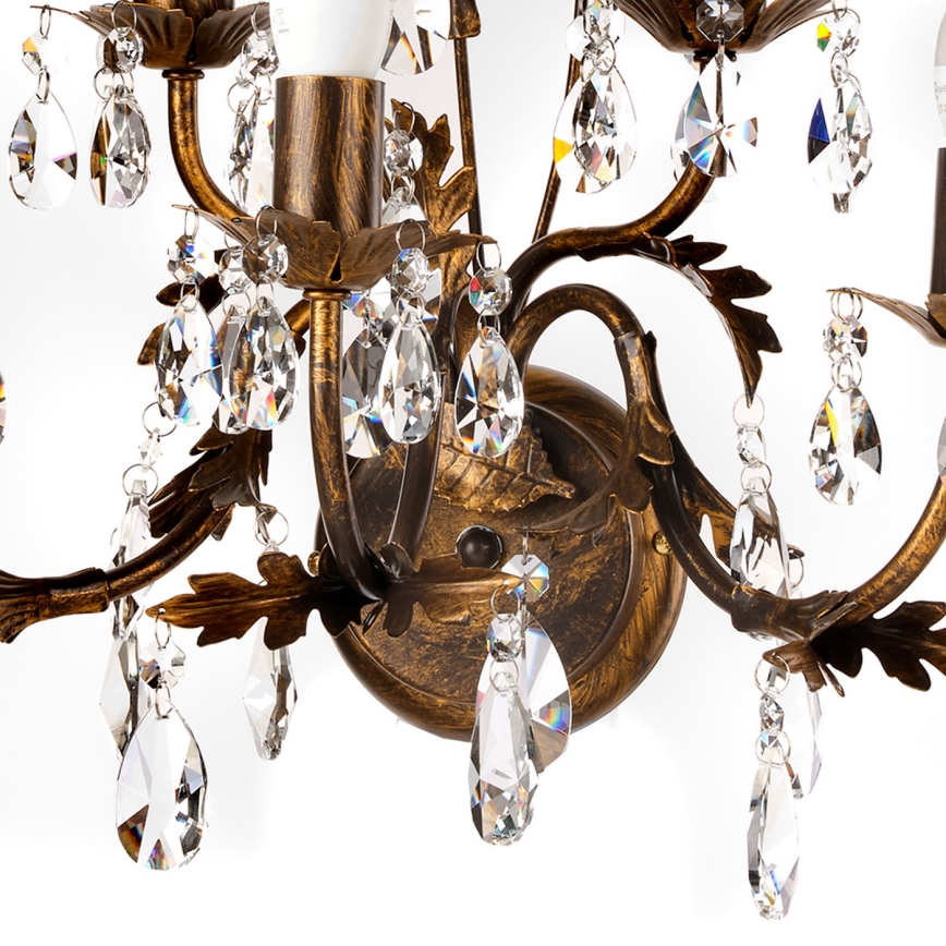 ONLI - Аплик TERESA 5xE14/6W/230V бронзов