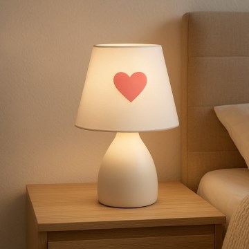 ONLI - Детска лампичка TITTA 1xE14/6W/230V 20 cm бяла