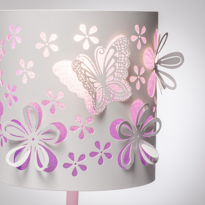 ONLI - Детска малка лампа TITILLA 1xE14/6W/230V 22 см лилава/бял