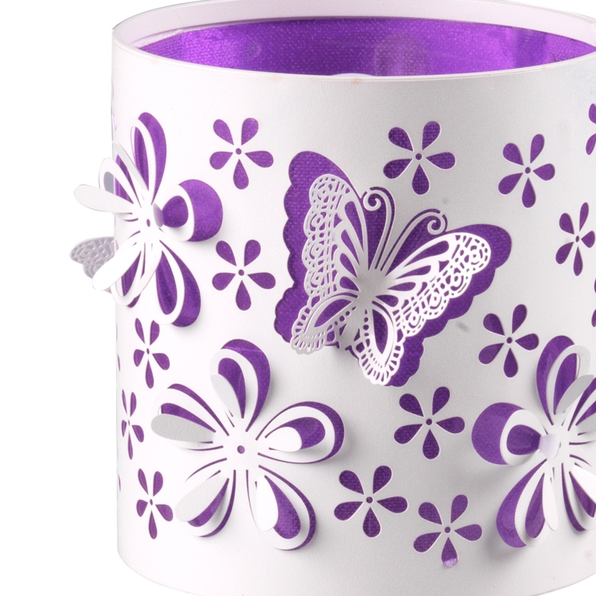 ONLI - Детска малка лампа TITILLA 1xE14/6W/230V 22 см лилава/бял