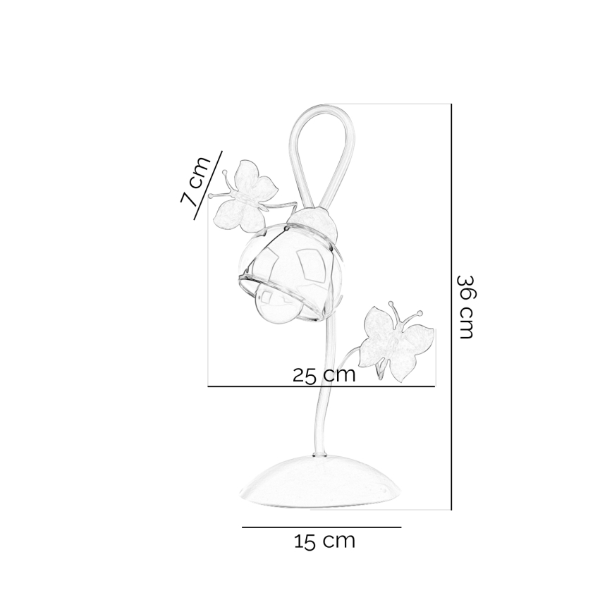 ONLI - Детска настолна лампа BUTTERFLY 1xE14/6W/230V