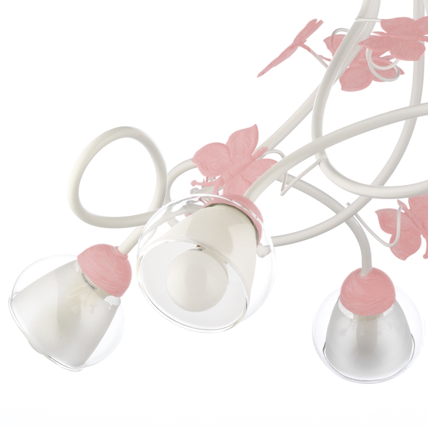 ONLI - Детски полилей BUTTERFLY 5xE14/6W/230V