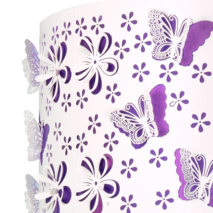 ONLI - Детски полилей TITILLA 1xE27/22W/230V лилава/бял