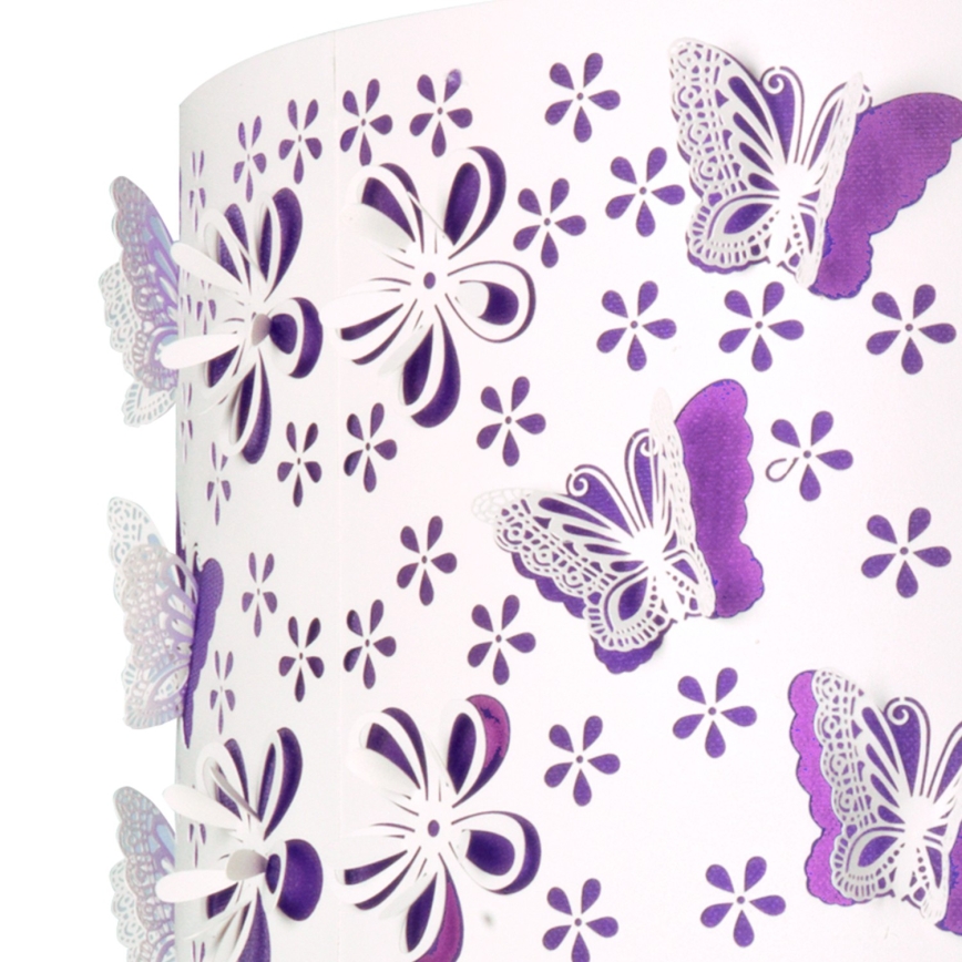 ONLI - Детски полилей TITILLA 1xE27/22W/230V лилава/бял