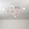 ONLI - Детски полилей за повърхностен монтаж BUTTERFLY 3xE14/6W/230V