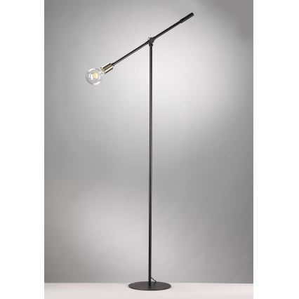 ONLI - Лампион ASTE 1xE27/15W/230V черен/златист