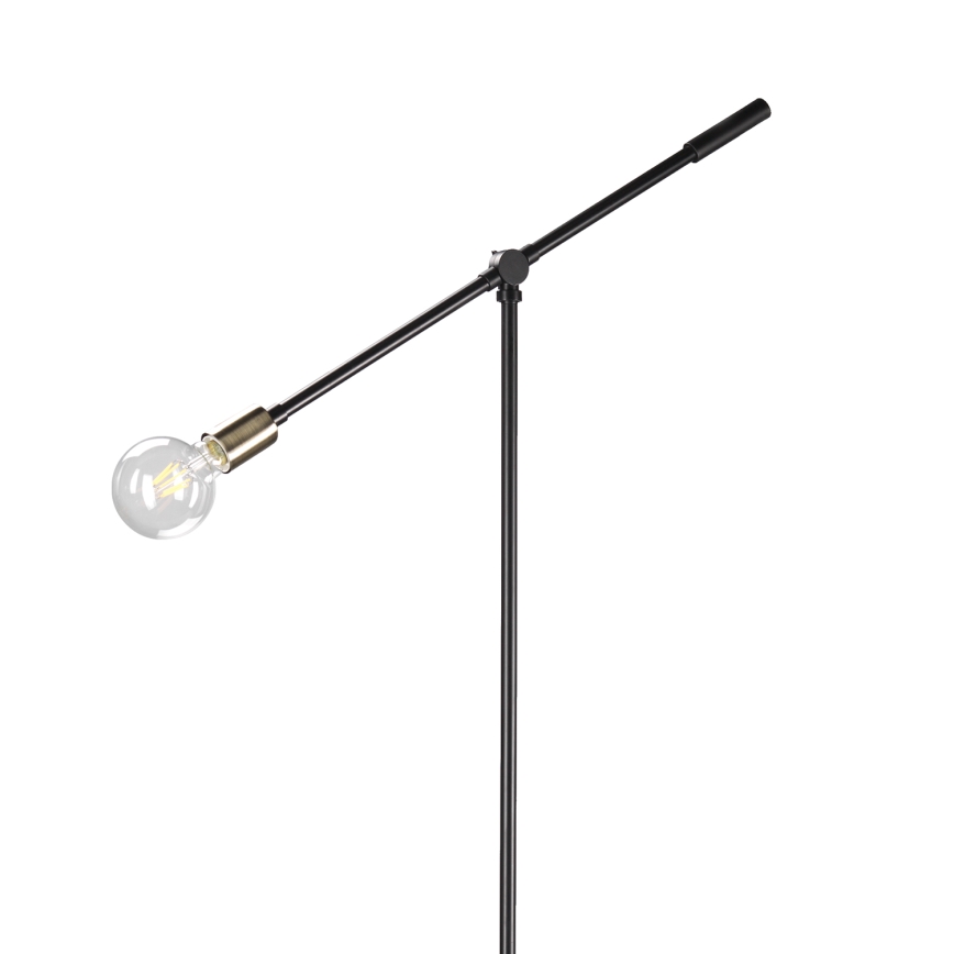 ONLI - Лампион ASTE 1xE27/15W/230V черен/златист