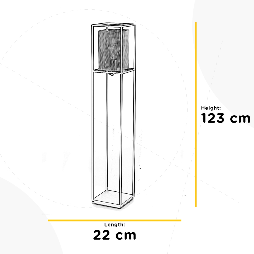 ONLI - Лампион MALIK 1xE27/22W/230V златист/черен