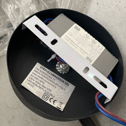 ONLI - LED Аплик TWIST LED/6W/230V 4000K черен