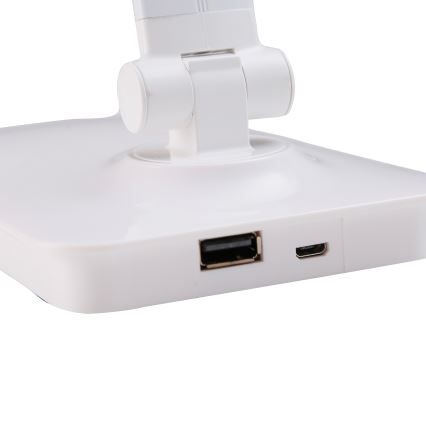 ONLI - LED Димируема сензорна настолна лампа с USB portem DESKI LED/7W/230V 4000K бял