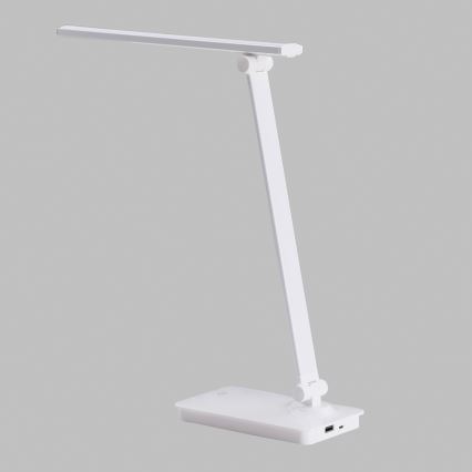 ONLI - LED Димируема сензорна настолна лампа с USB portem DESKI LED/7W/230V 4000K бял