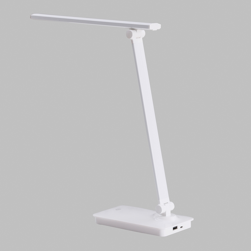 ONLI - LED Димируема сензорна настолна лампа с USB portem DESKI LED/7W/230V 4000K бял