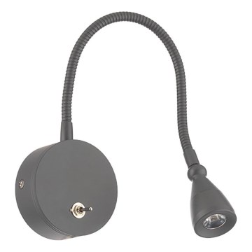 ONLI - LED Гъвкав малка лампа LEXI LED/1W/230V 4000K сив