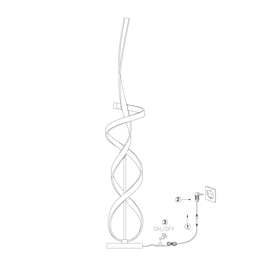 ONLI - LED Лампион KIRA LED/31W/230V 4000K златист