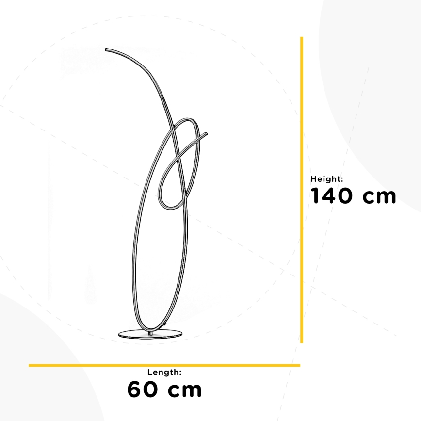 ONLI - LED Лампион SIGN LED/42W/230V 4000K златист