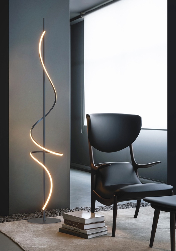 ONLI - LED Лампион TWIST LED/24W/230V 4000K черен