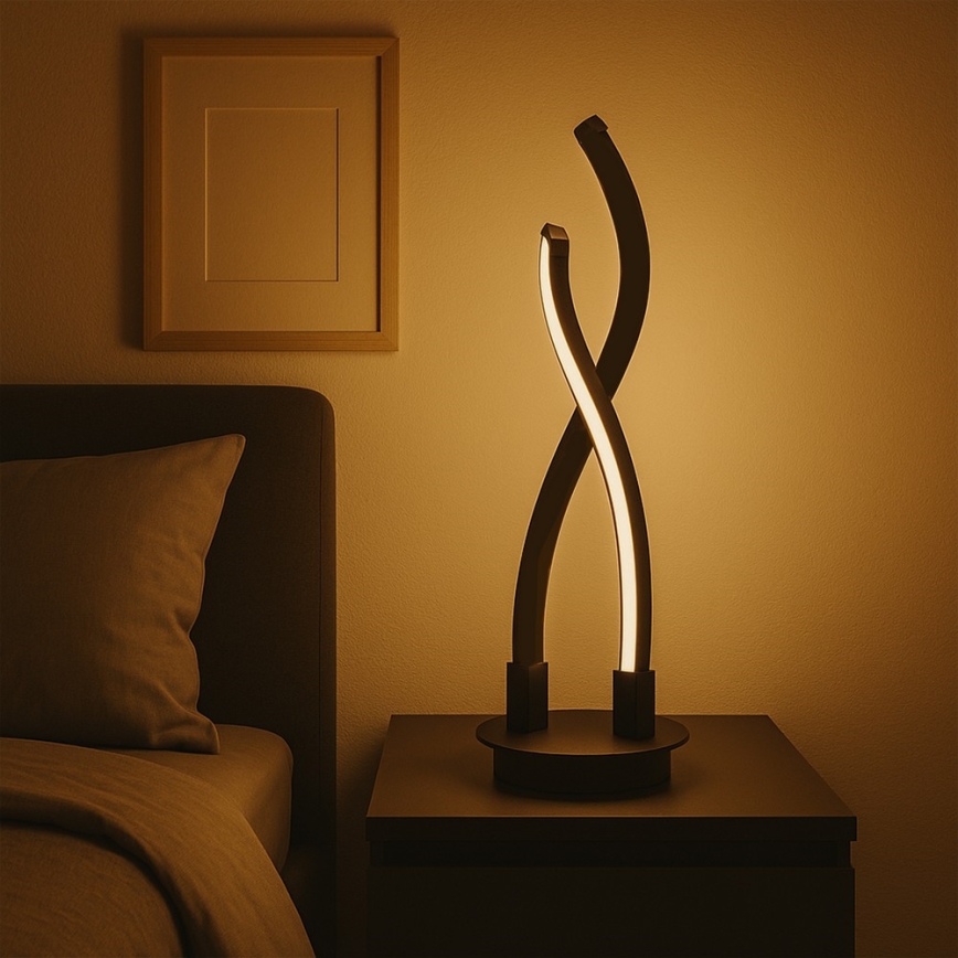 ONLI - LED Настолна лампа DAFNE LED/12W/230V 4000K 48 см черен