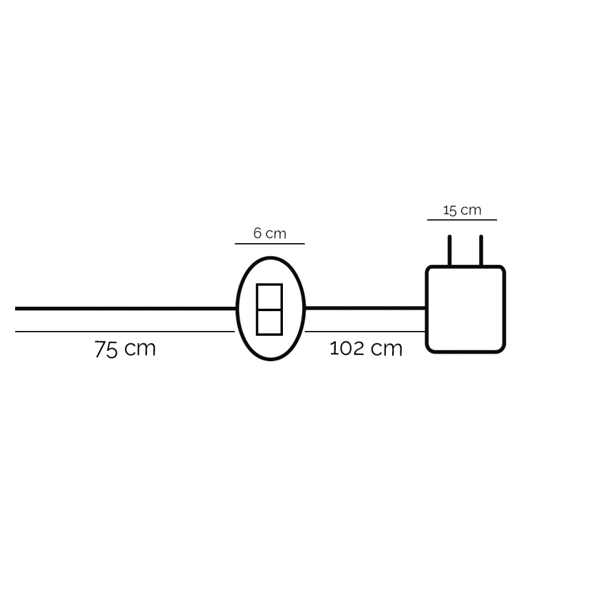 ONLI - LED Настолна лампа DAFNE LED/12W/230V 4000K 48 см черен