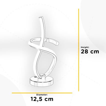 ONLI - LED Настолна лампа KIRA LED/10W/230V 4000K 28 см златист