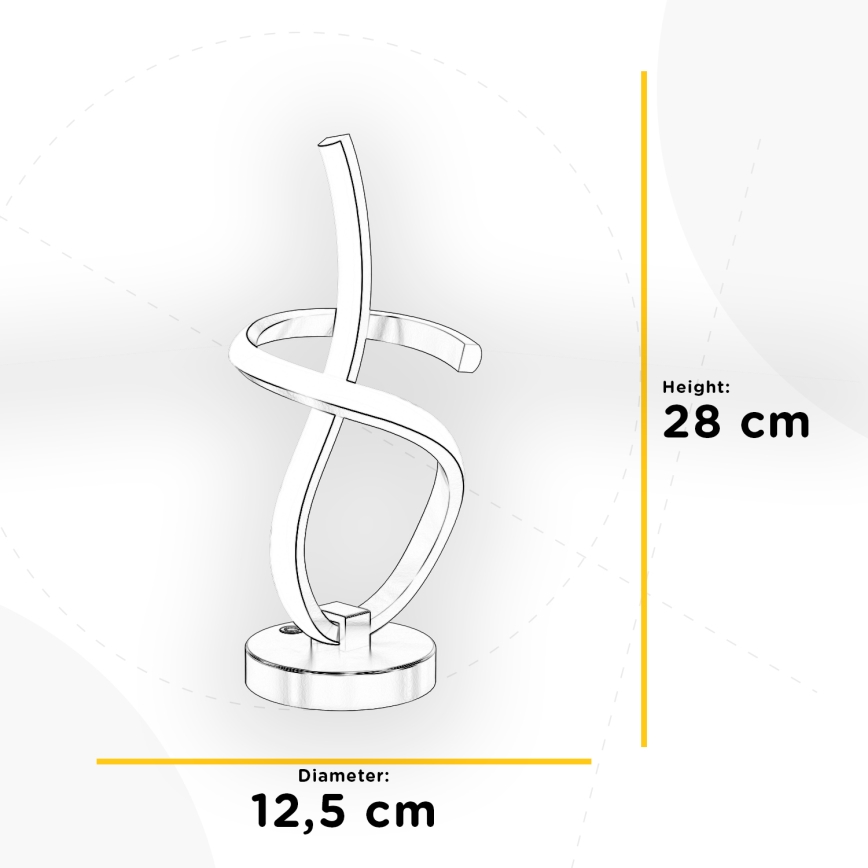 ONLI - LED Настолна лампа KIRA LED/10W/230V 4000K 28 см златист