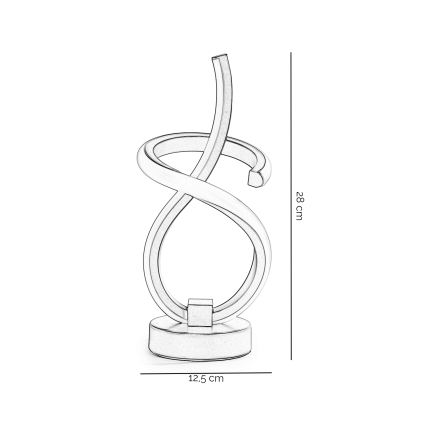 ONLI - LED Настолна лампа KIRA LED/10W/230V 4000K 28 см златист