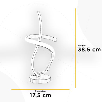 ONLI - LED Настолна лампа KIRA LED/12W/230V 4000K 38,5 см златист