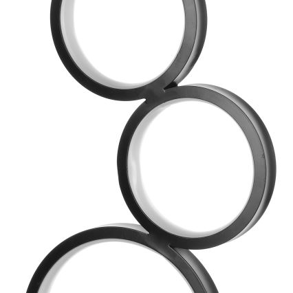 ONLI - LED настолна лампа RINGS LED/17W/230V 4000K черна