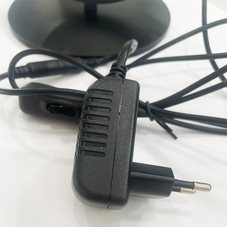 ONLI - LED настолна лампа RINGS LED/17W/230V 4000K черна