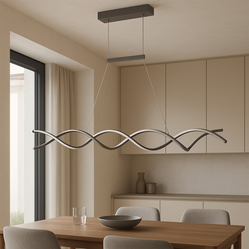 ONLI - LED Пендел DNA LED/24W/230V 4000K сребрист