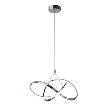 ONLI - LED Пендел LOOP LED/40W/230V 4000K лъскав хром