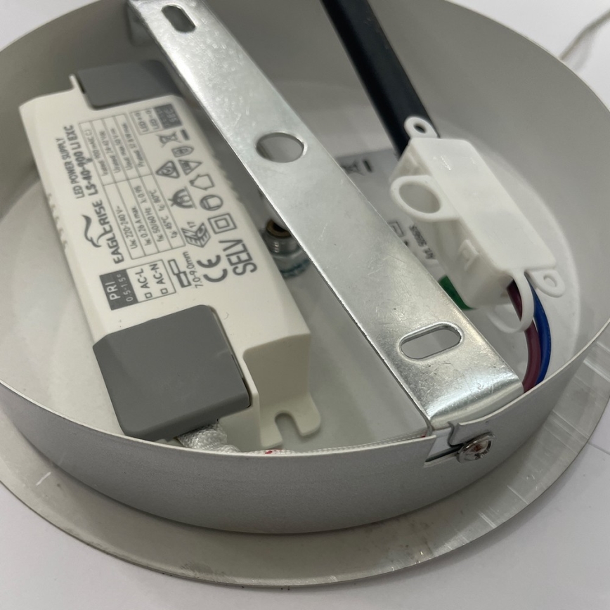 ONLI - LED Пендел LOOP LED/40W/230V 4000K лъскав хром