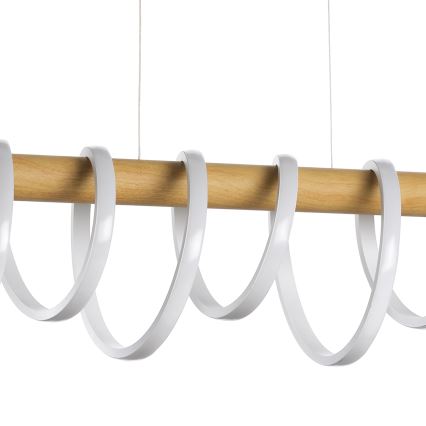 ONLI - LED Пендел NILO LED/70W/230V 4000K кафяв/бял