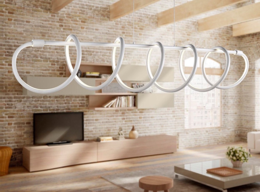 ONLI - LED Пендел SPIRALE LED/72W/230V 3000K бял