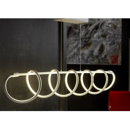ONLI - LED Пендел SPIRALE LED/72W/230V 3000K бял