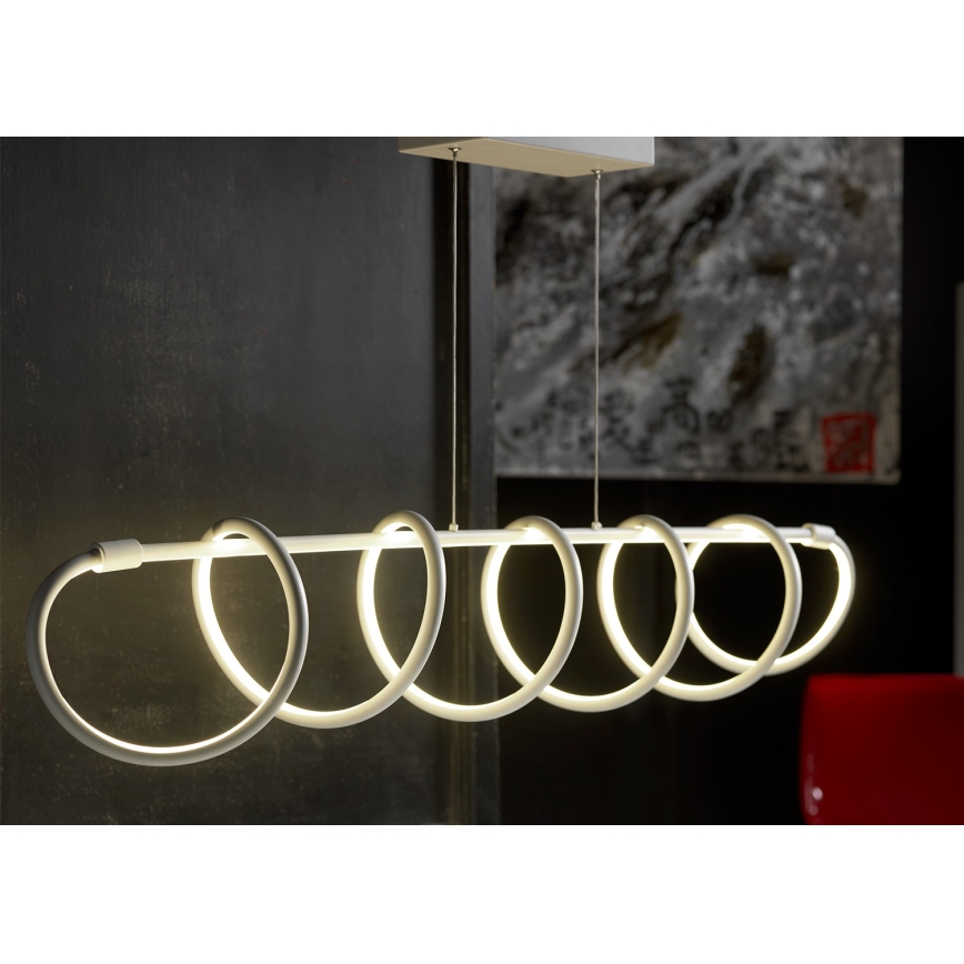ONLI - LED Пендел SPIRALE LED/72W/230V 3000K бял