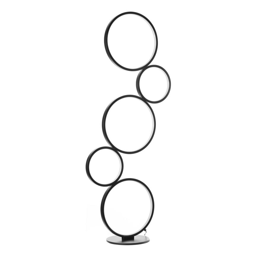 ONLI - LED подова лампа RINGS LED/58W/230V 4000K черна