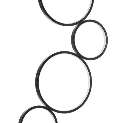 ONLI - LED подова лампа RINGS LED/58W/230V 4000K черна